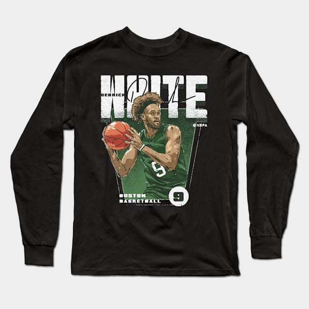 Derrick White Boston Premiere Long Sleeve T-Shirt by danlintonpro